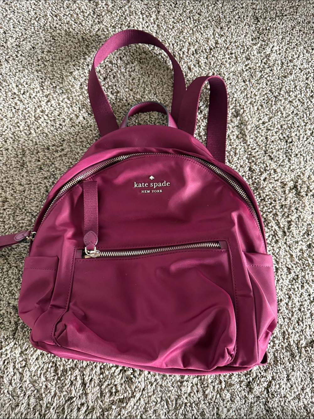 kate spade Nylon Backpack in Raspberry - Picture 2 of 4